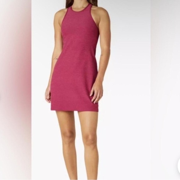 Beyond Yoga Spacedye Under Lock and Key Dress  Dragonfruit-Sangria Size Large - Picture 1 of 11